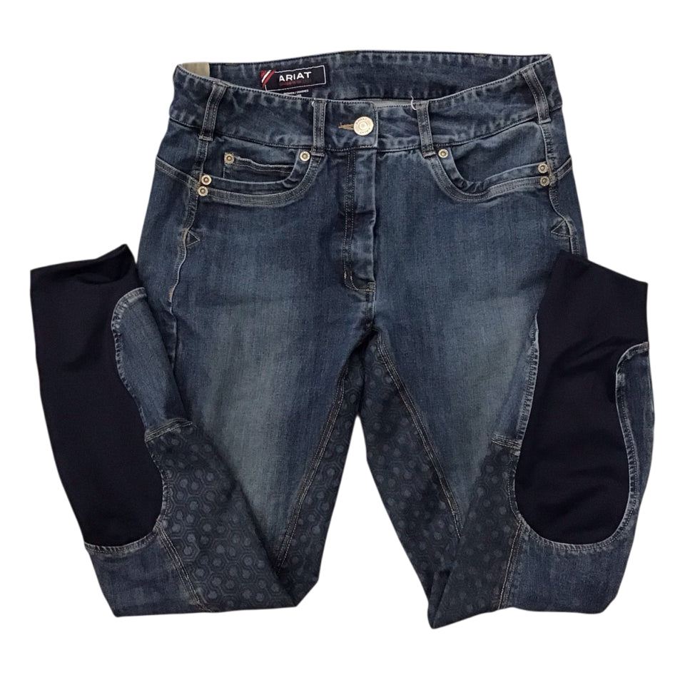 Ariat Ladies 28R Halo Breech Used - H