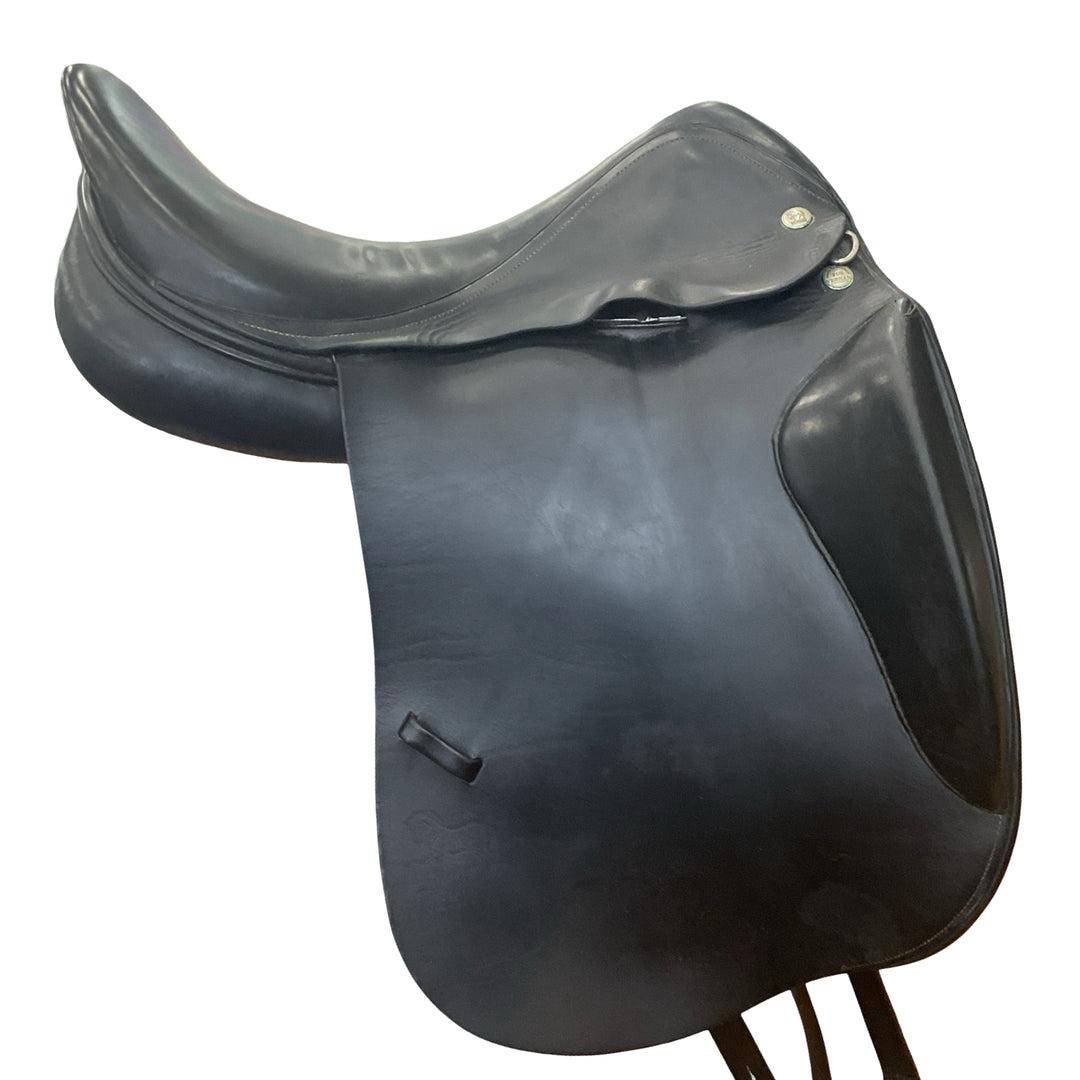 17" Verhan Odyssey Wide Used Dressage Saddle