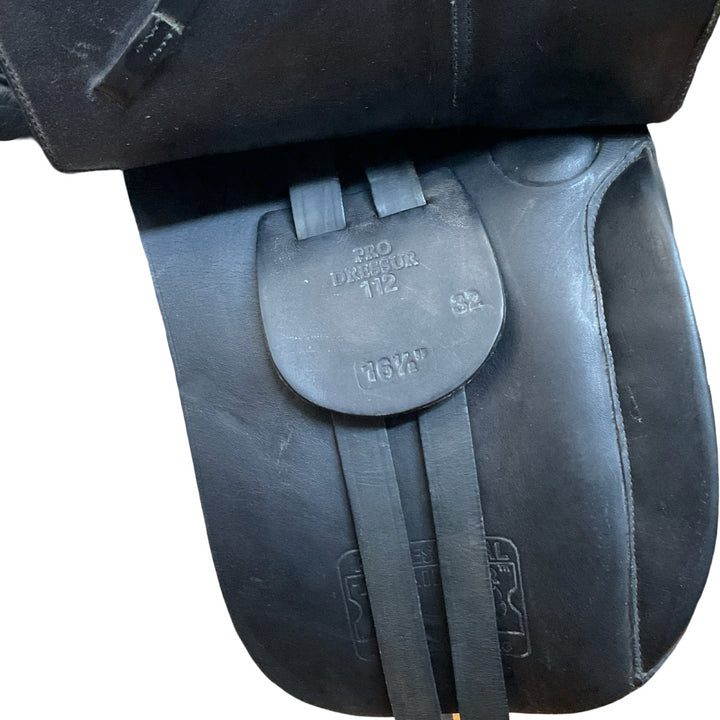 16.5" Thornhill Pro Trainer Saddle Line Med/Wide Used Dressage Saddle