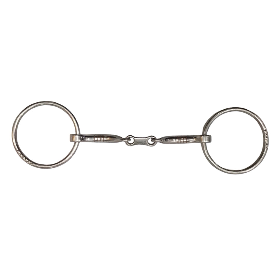 5.5" Myler French Link MB10 Loose Ring Snaffle Used - H