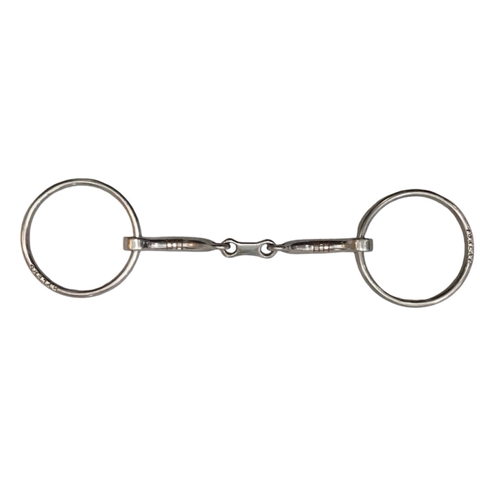 5.5" Myler French Link MB10 Loose Ring Snaffle Used - H