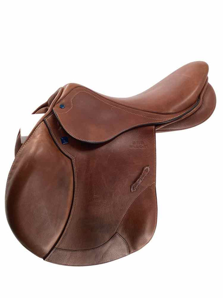 18" Stubben Portos Elite used close contact saddle wool flocked