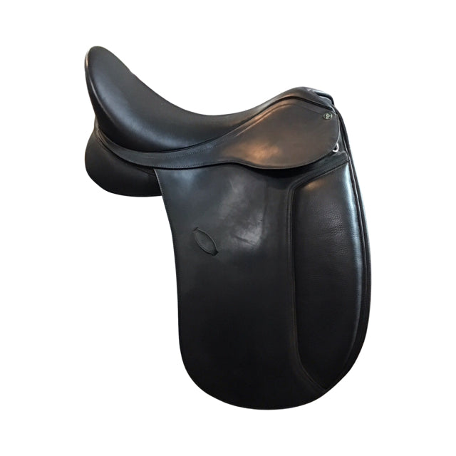 17" Arena Wide Tree Used Dressage Saddle - C