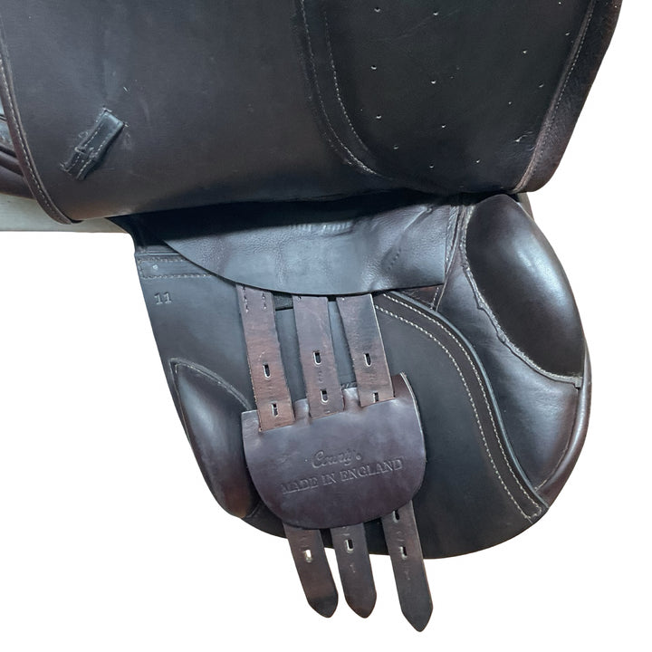 17.5" County Custom Solution Medium Used Hunter/Jumper Saddle