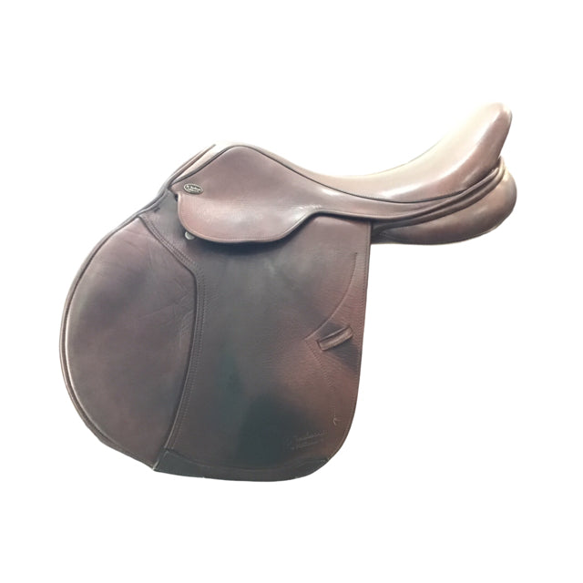 17.5" M. Toulouse Platnium Jeninne Adjustable Used Close Contact Saddle - C