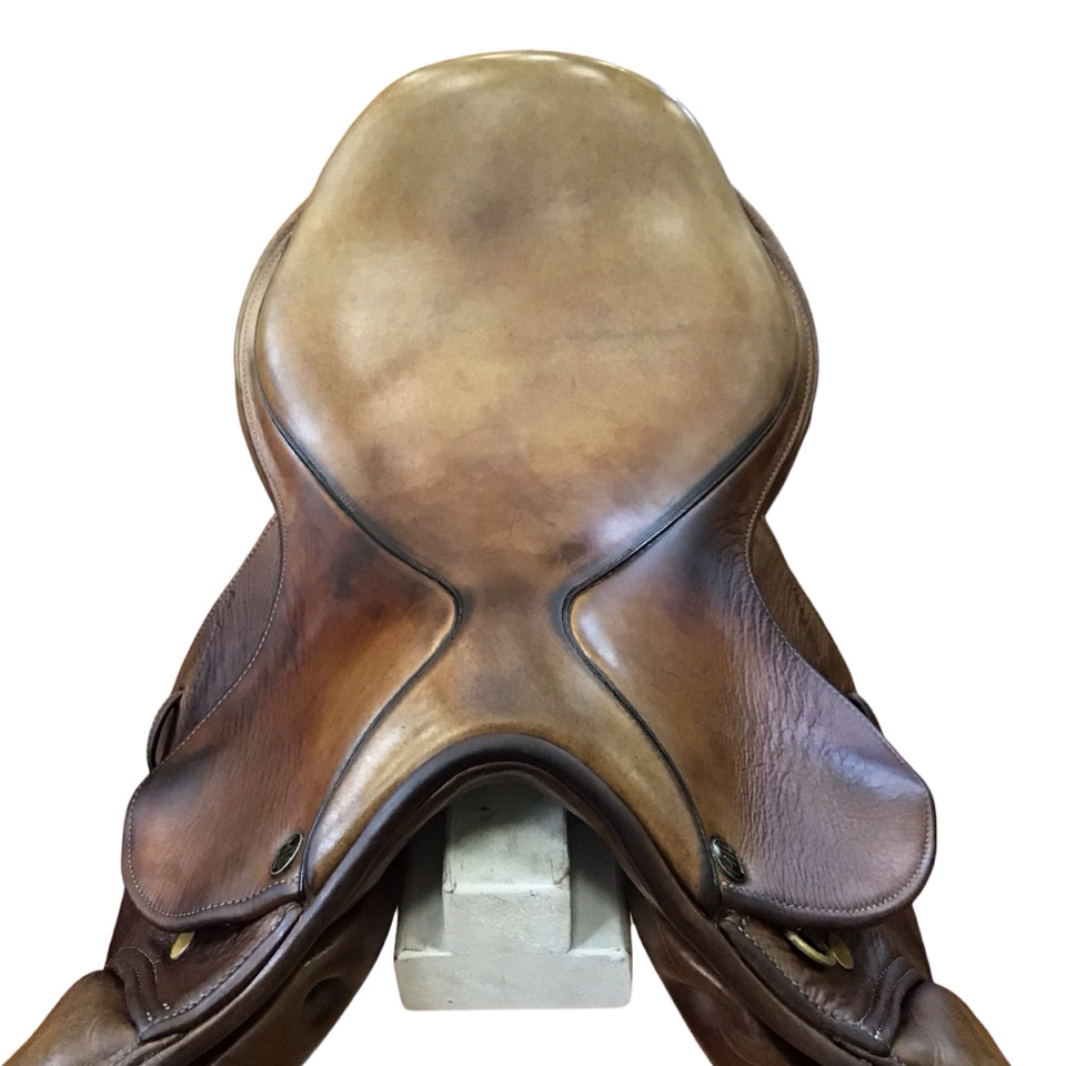 17" M. Toulouse Annice Adjustable Used Hunter/Jumper Saddle - H