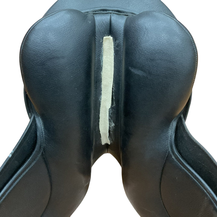 17" Bates Caprilli Medium Used Synthetic Dressage Saddle - H