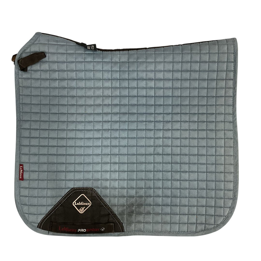 LeMieux Ice Blue Large Dressage Saddle Pad Used - H