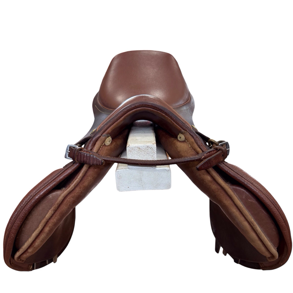 16" HDR Advantage Flocked Wide Used Childs Hunter/Jumper Saddle - H