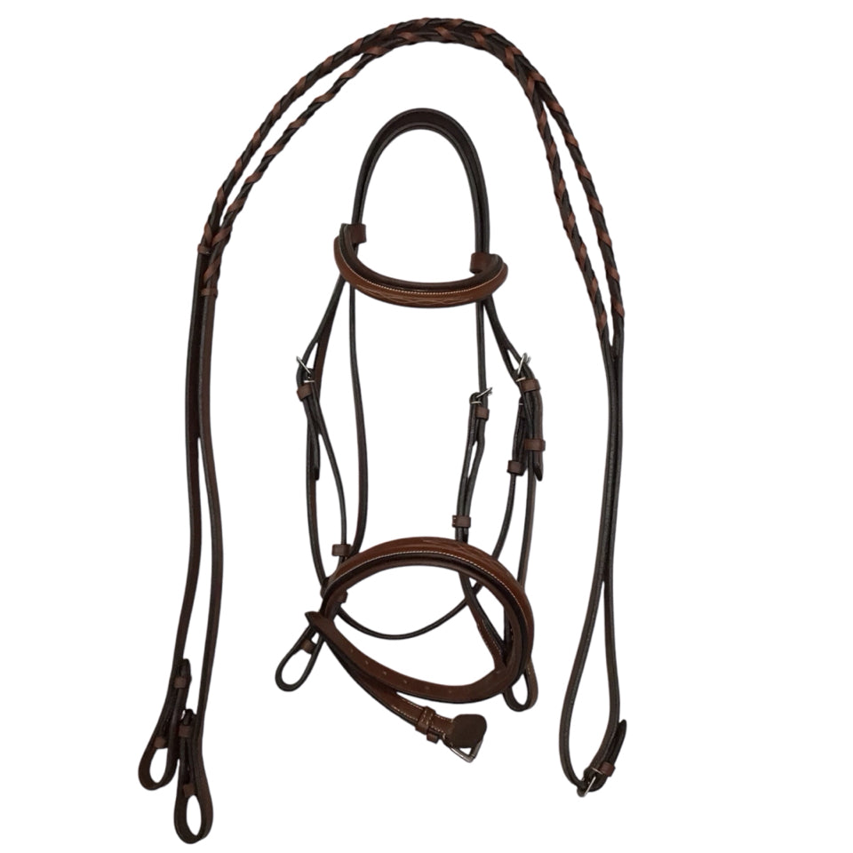 Cob Size Fancy Stitch Bridle Used - H