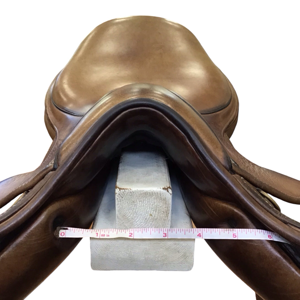 17" M. Toulouse Annice Adjustable Used Hunter/Jumper Saddle - H