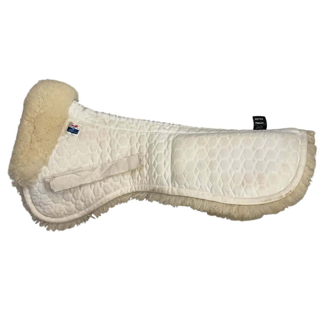 Mattes Fleece Rear Shim Half Pad White Used - H