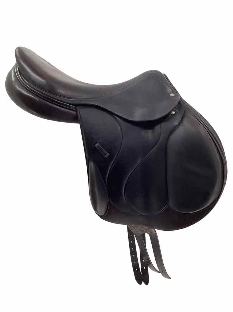 18" Devoucoux monoflap used jumping saddle B