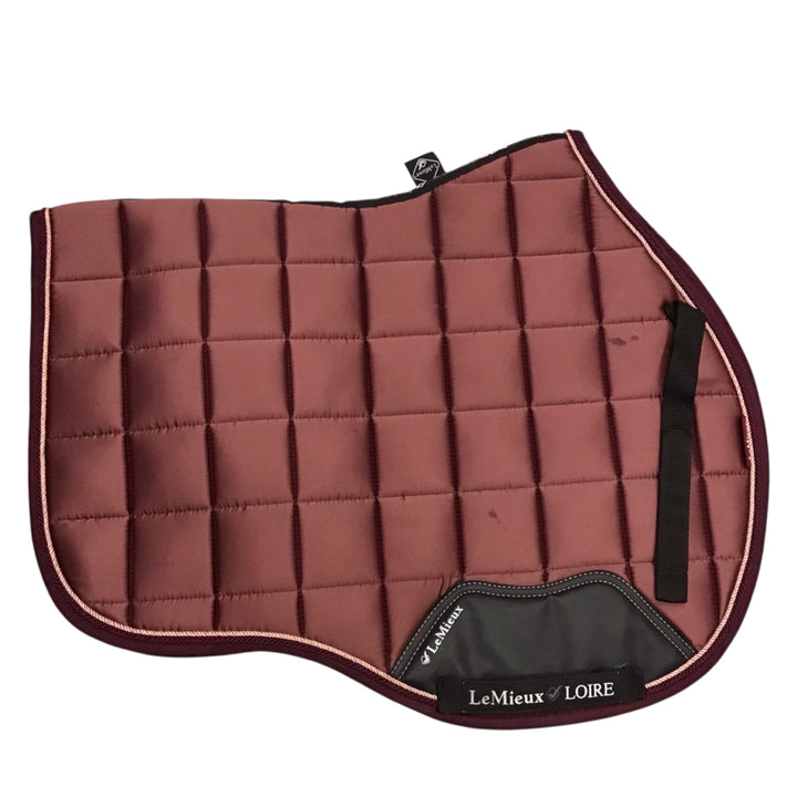 LeMieux Large Mulberry Loire Classic GP Square Saddle Pad Used - H