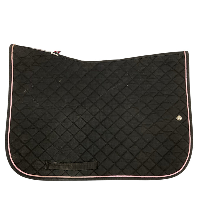 Ogilvy All Purpose Saddle Pad Black/Pink Used - H