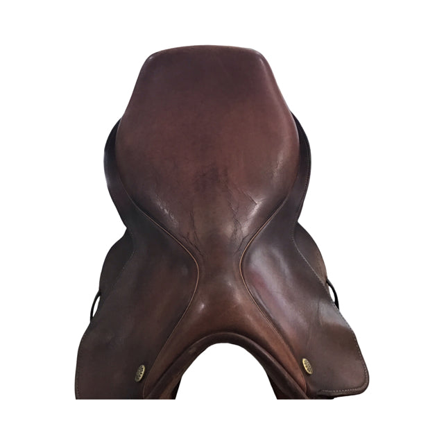 17" Pessoa Rodrigo Medium Tree Used Close Contact Saddle - C