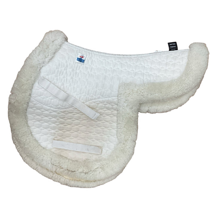 Mattes 17.5 Fitted Hunter Saddle Pad White Used