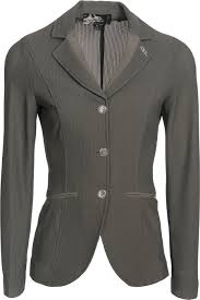 HORSEWARE new ladies show coat size XL Grey  B