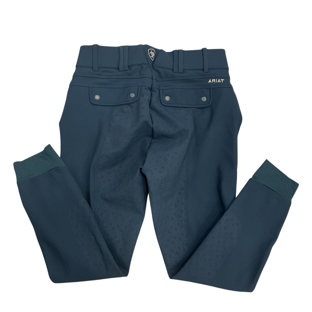 Ariat Women's 28 Tri Factor Full Seat Schooling Breech Blue Used - H