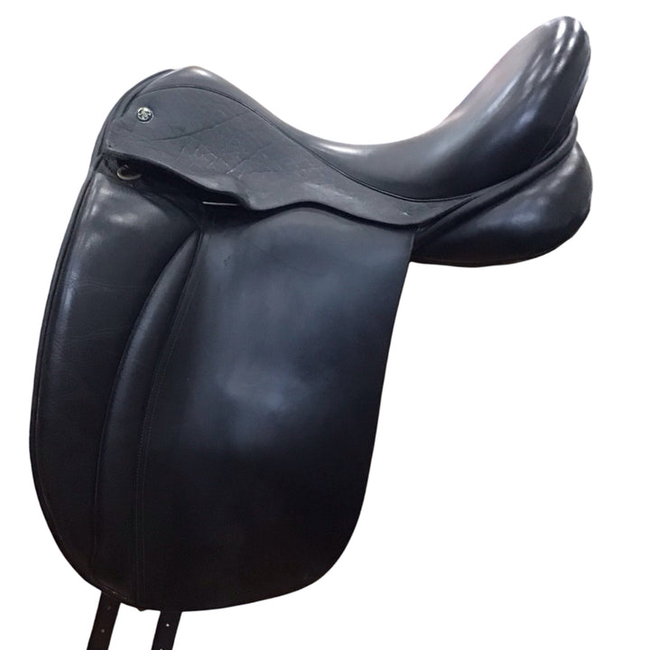 17.5" Hulsebos Dress CC Med/Wide Used Dressage Saddle - H