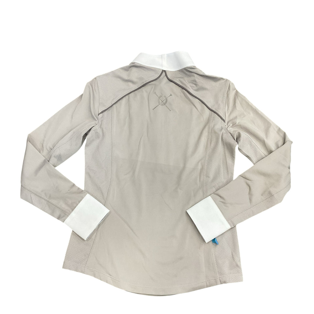 Chestnut Bay Child Medium SkyCool Liberty Youth Show Shirt Ash New - H