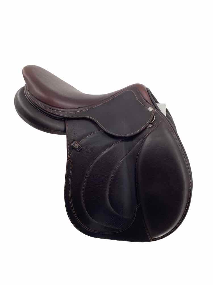 17" Antares used close contact saddle wool flocked