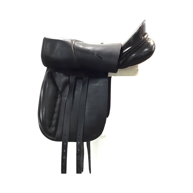 17.5" Karl Niedersuss Allegro Medium Tree Used Dressage Saddle - C