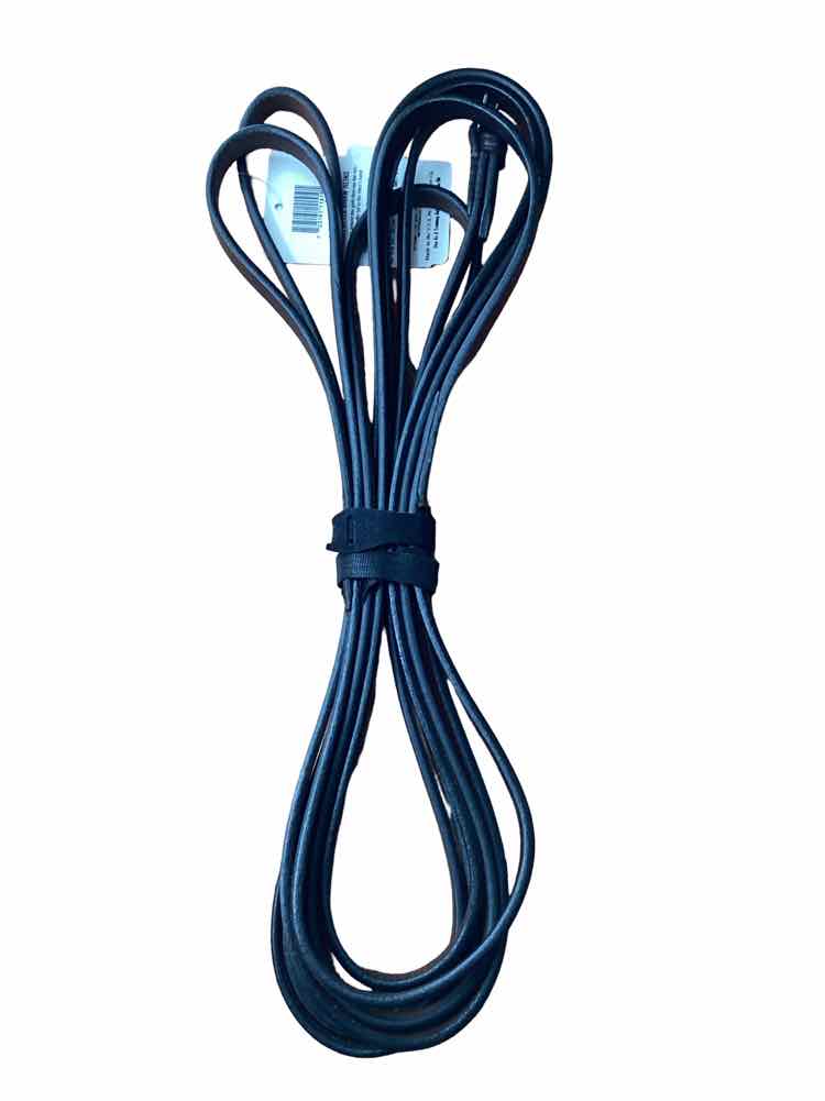 NEW brown full size draw reins flat leather Loop ends B