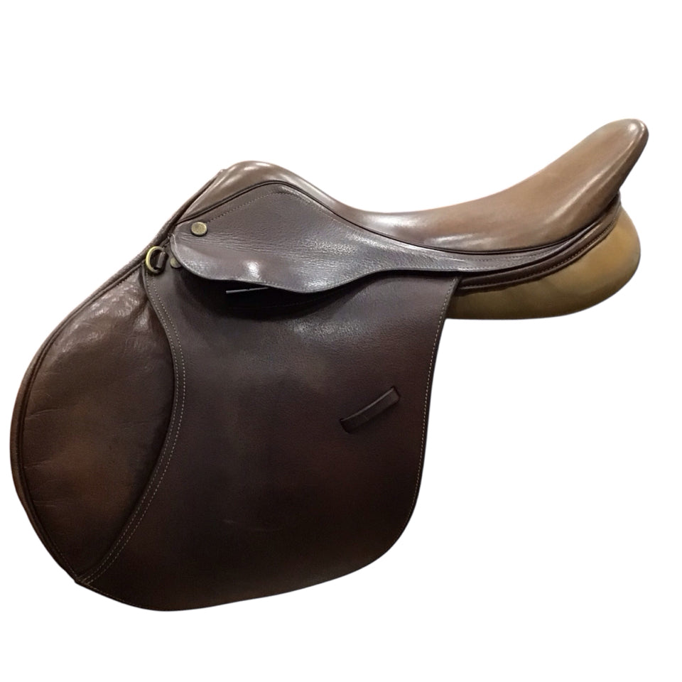 17" Collegiate Ruiz Diaz Narrow Used Hunter/Jumper Saddle - H