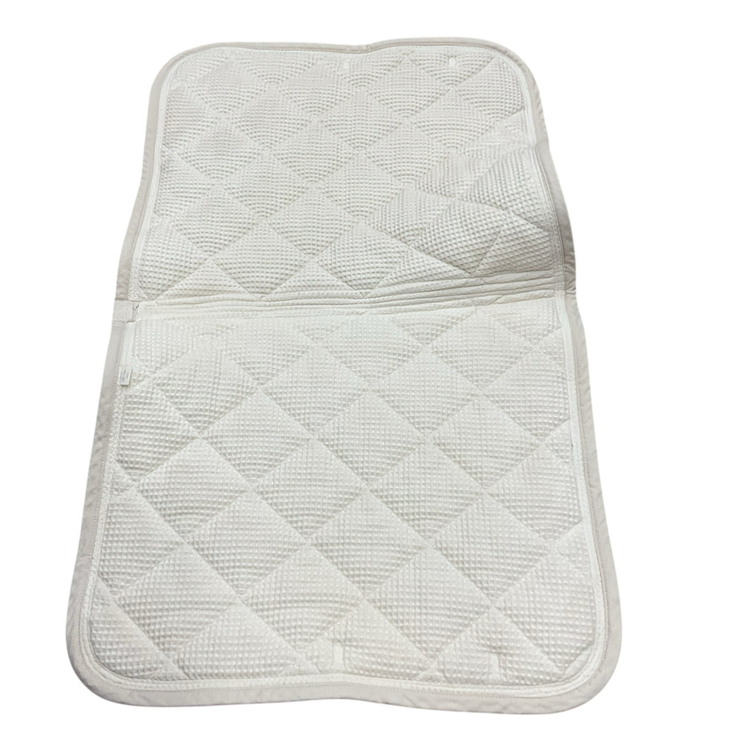 RG Italy Diamond Stitching Dressage Saddle Pad Light Cream Used - H