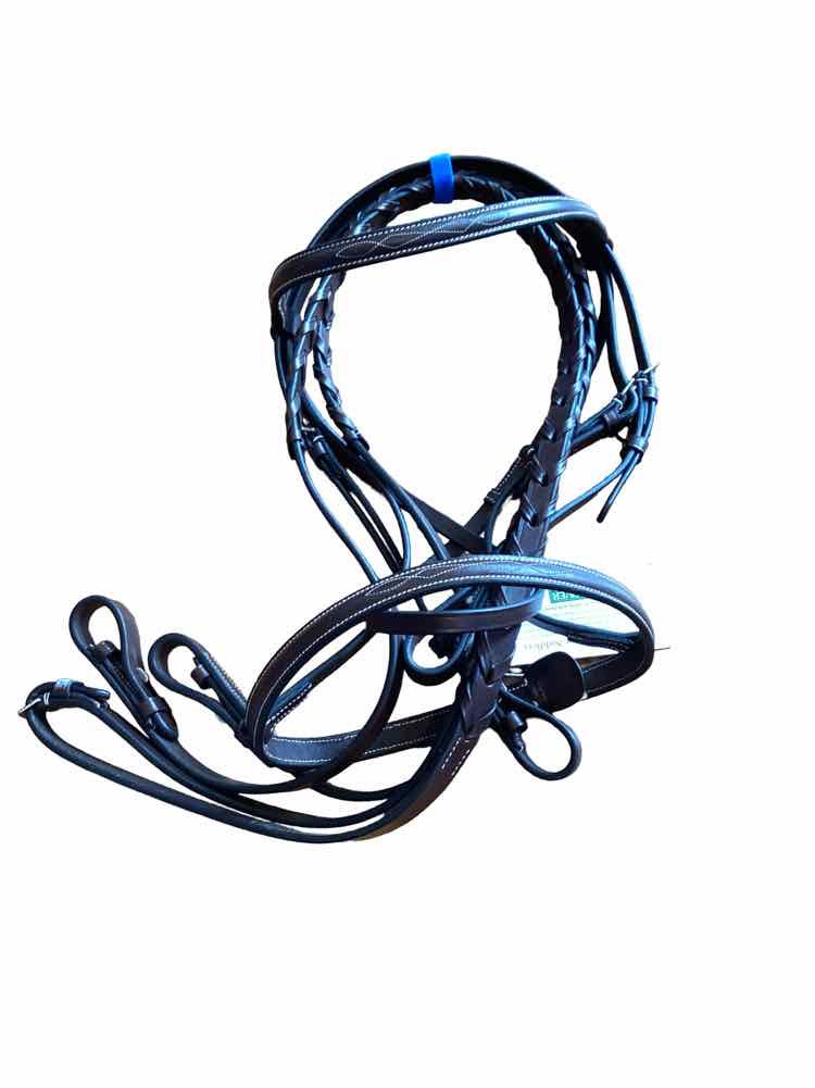 DOVER Fancy Stitched Bridle w/Reins NEW B