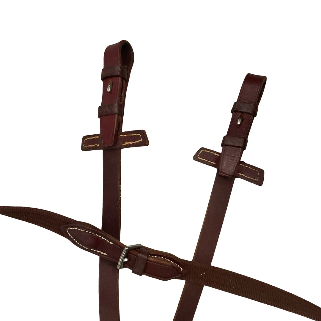 Stubben 60" Brown Web Reins Used - H