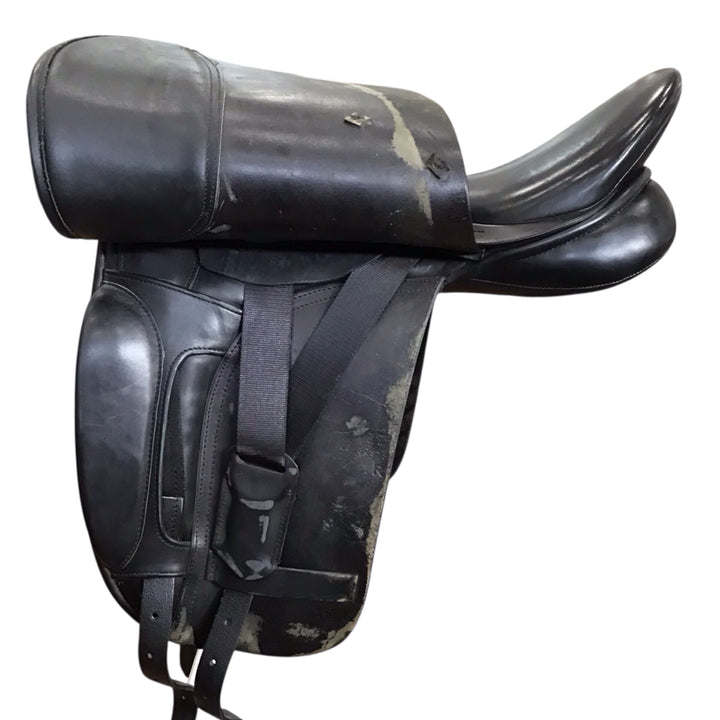 17" Dover Circuit Medium Used Dressage Saddle - H