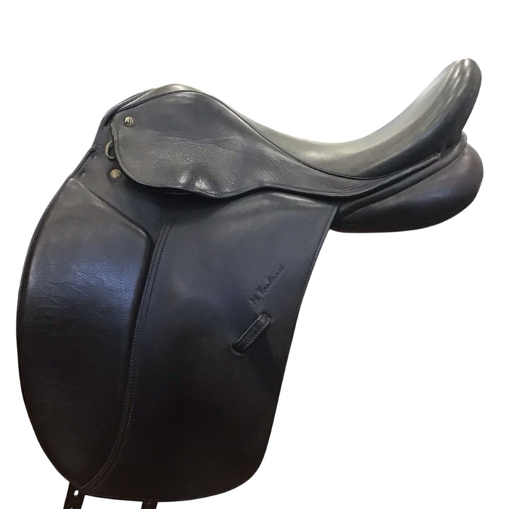 17.5" M. Toulouse Aachen Medium Used Dressage Saddle - H
