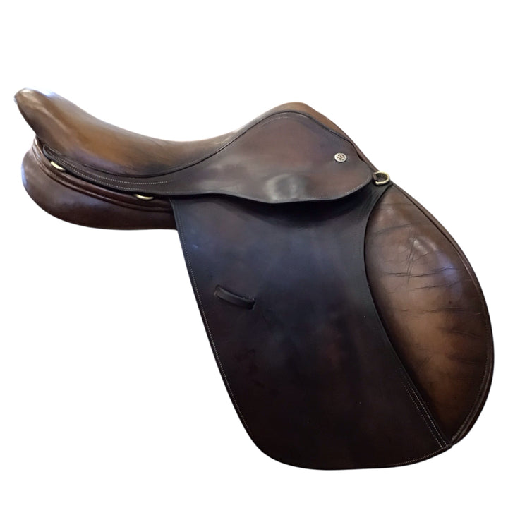 17" Crosby XL Excel Medium Used Hunter/Jumper Saddle - H