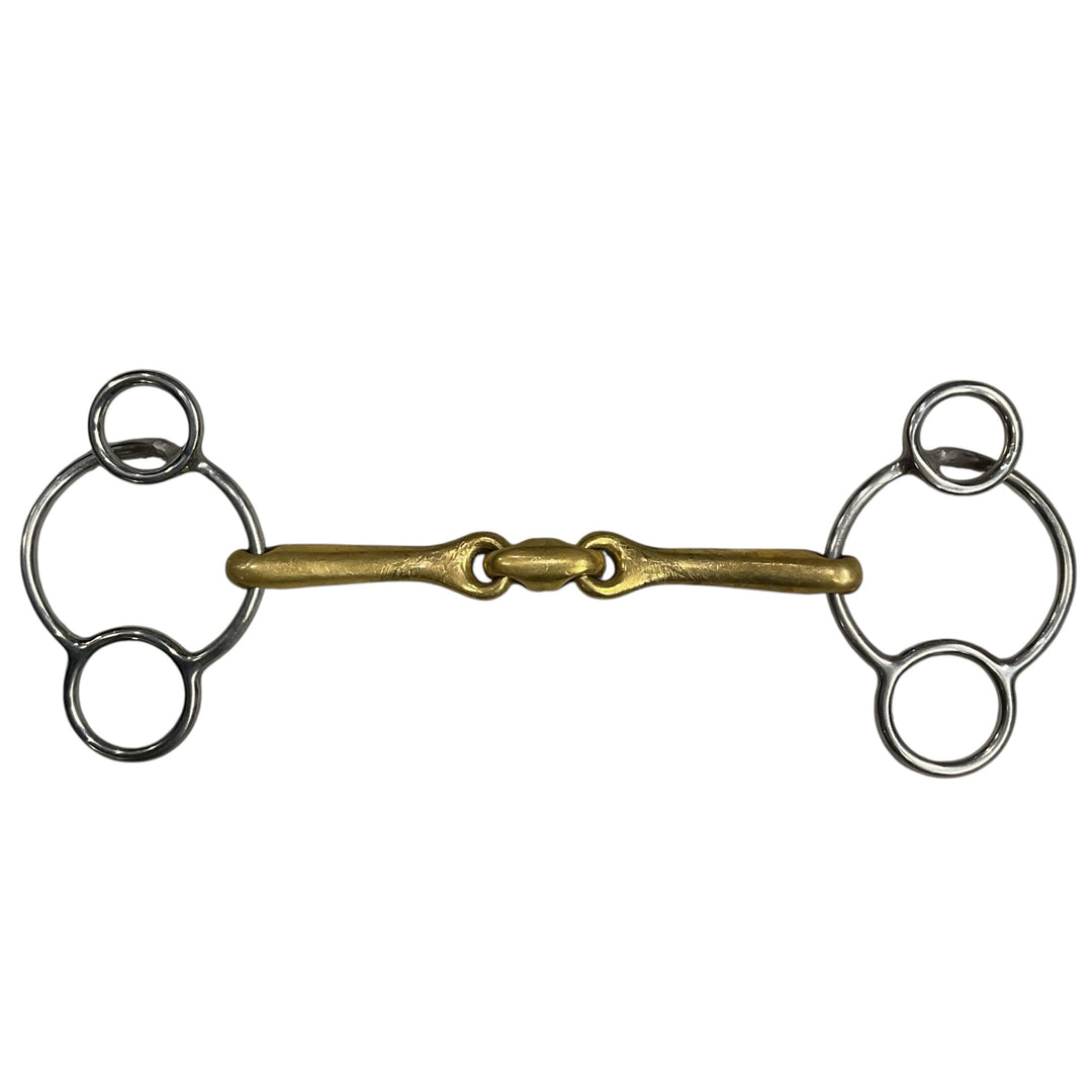 Neue Schule 4.75" Tranz Angled Lozenge Universal Horse Bit Used - H