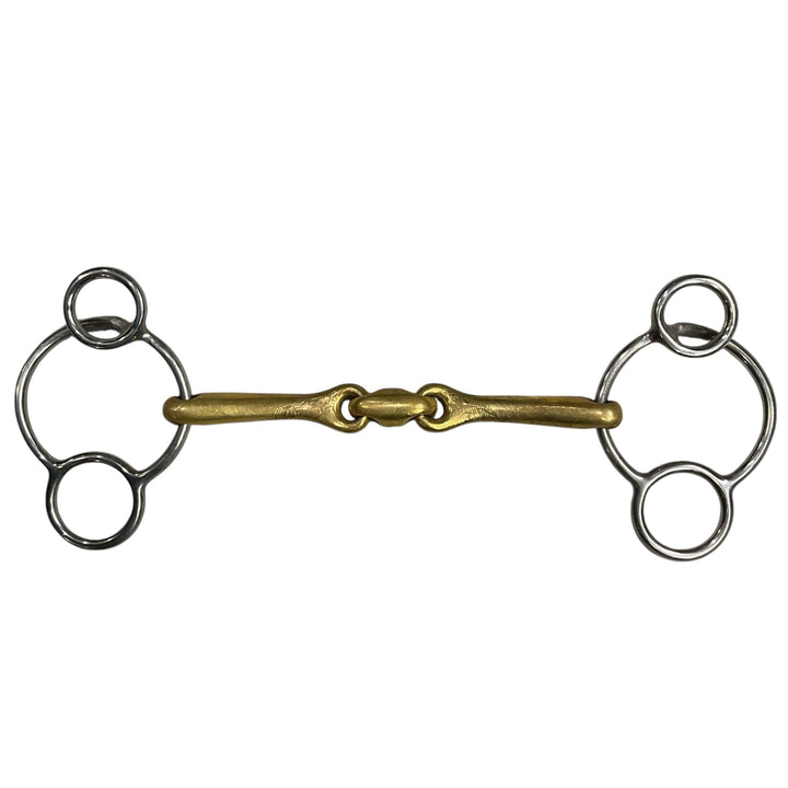 Neue Schule 4.75" Tranz Angled Lozenge Universal Horse Bit Used - H