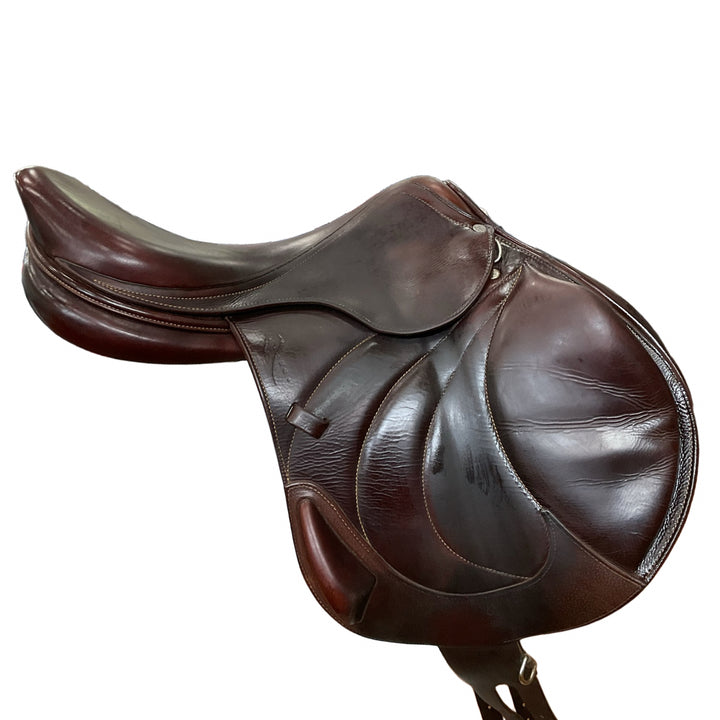 17.5" Antares Monoflap Med/Wide Used Hunter/Jumper Saddle