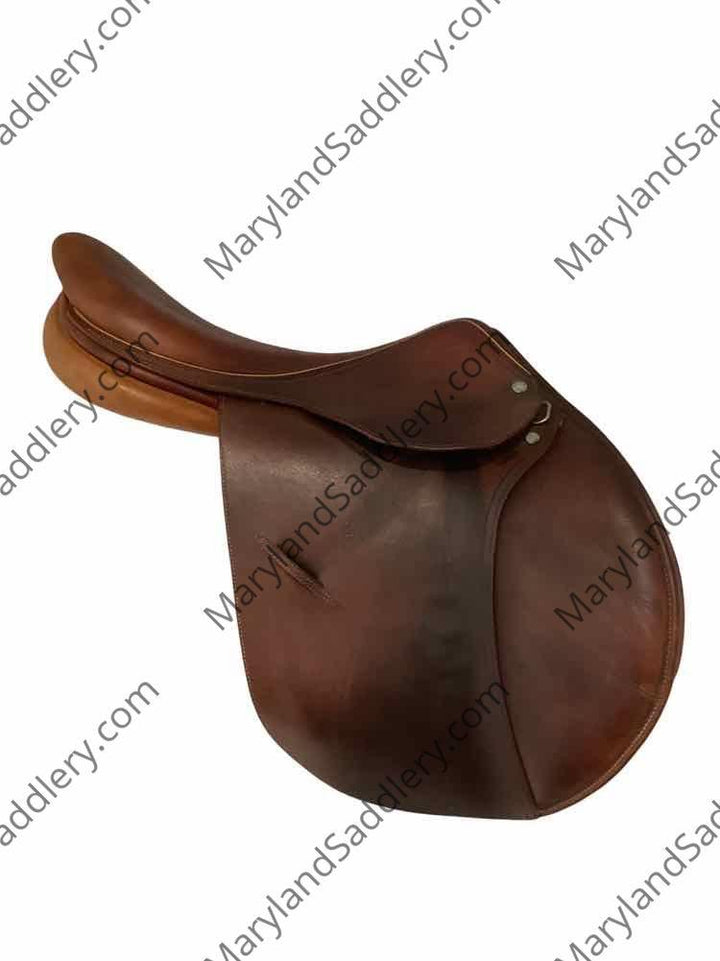 17.5" Luc Childrec used close contact saddle B