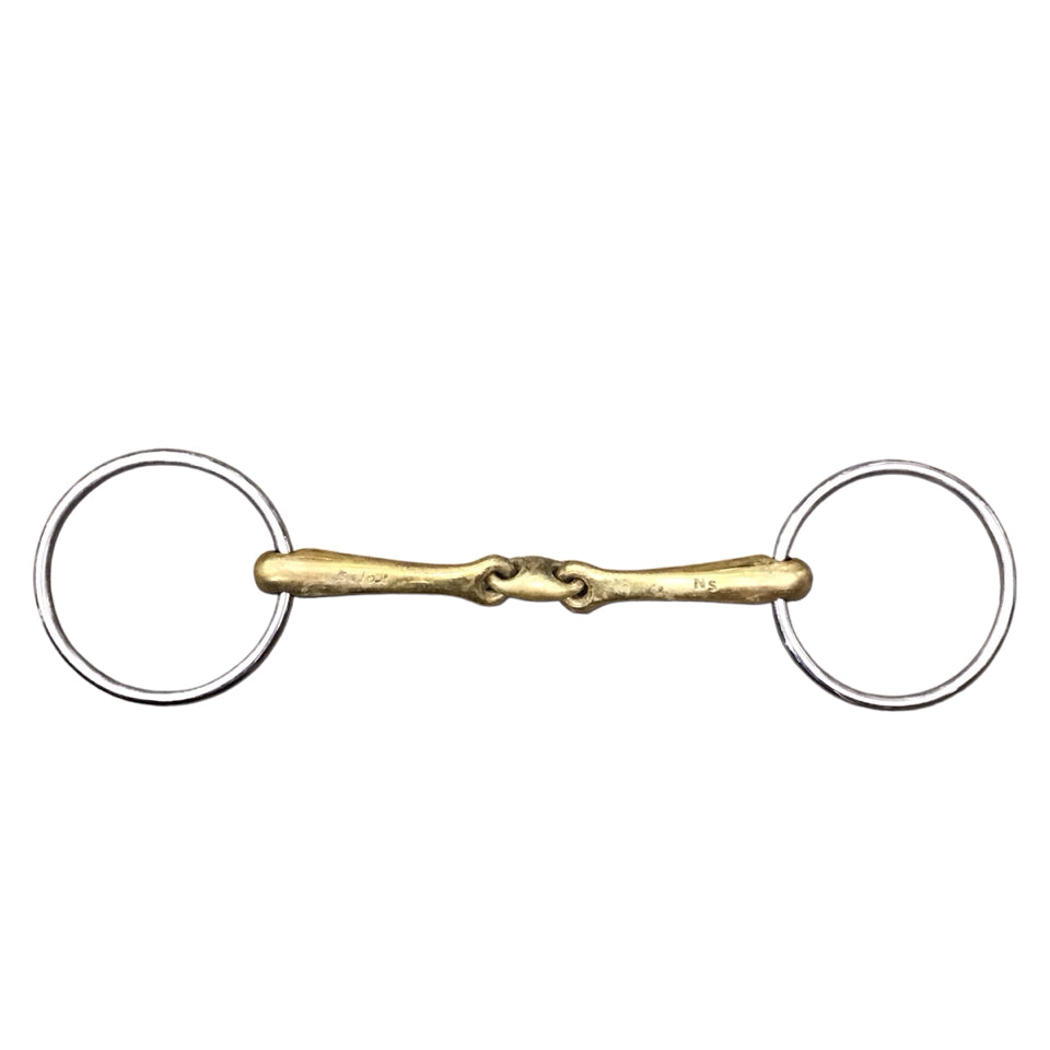 5.75" Neue Schule Angled Lozenge Loose Ring Snaffle Used - H