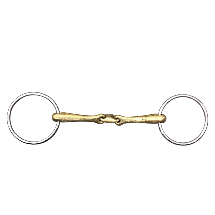 5.75" Neue Schule Angled Lozenge Loose Ring Snaffle Used - H