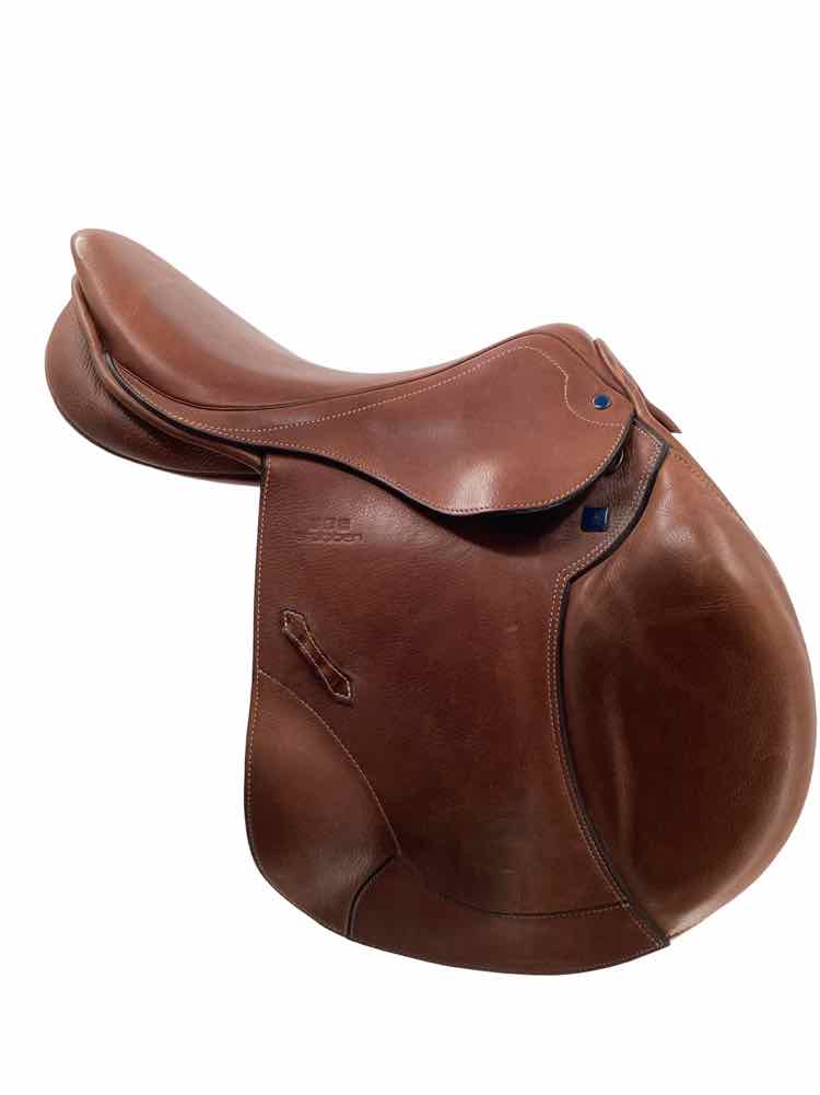 18" Stubben Portos Elite used close contact saddle wool flocked