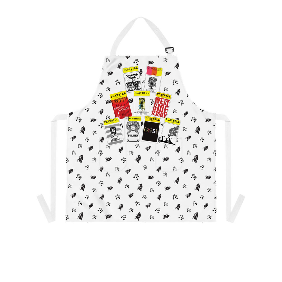 Sondheim Apron - Choose your favorite Playbill covers
