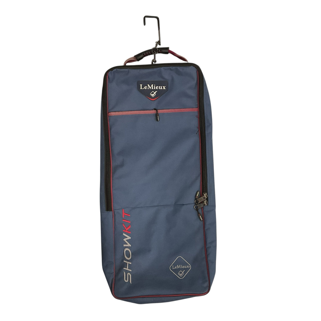 LeMieux Show Kit Bridle Bag Blue Used - H
