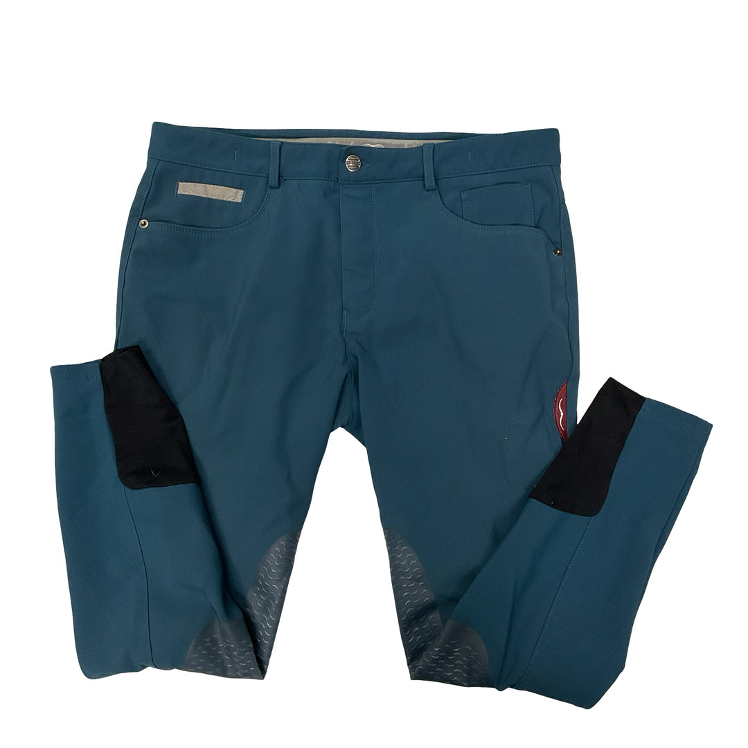 Animo Women's IT52 Knee Patch Schooling Breech Blue Used