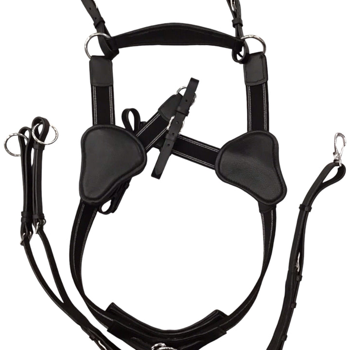 Flexible Fit Equestrian Cob 5-Point with Running Attachment New - H