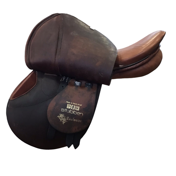 17" Stubben Edelweiss Wide Used Hunter/Jumper Saddle - H