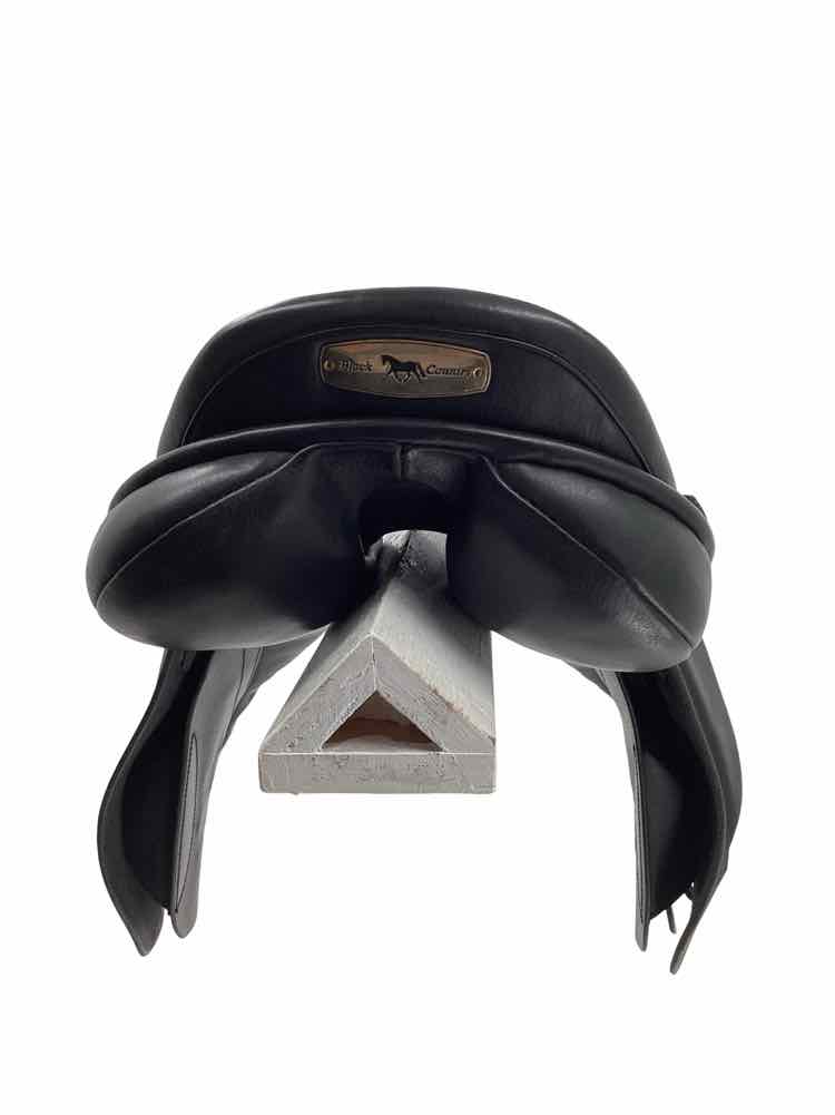 17" Black Country used wool flocked close contact saddle