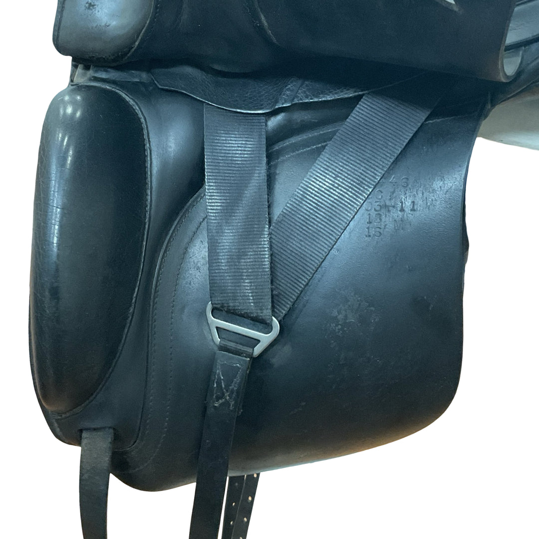 18" Custom Saddlery Steffen's Advantage Medium Used Dressage Saddle