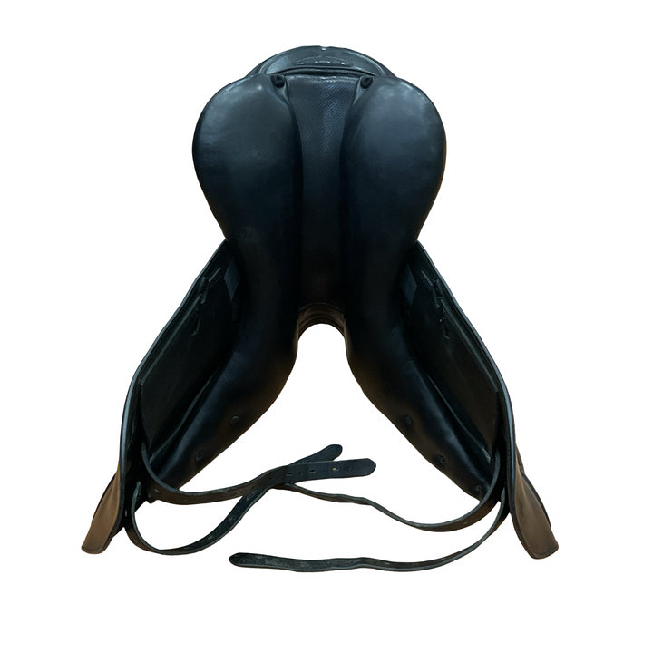 17" Prestige X Optimax-K 32cm Med/Narrow Used Dressage Saddle